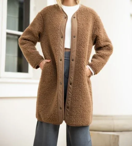 Giacca donna ALPEN in lana merino MARRONE (SU ORDINAZIONE)