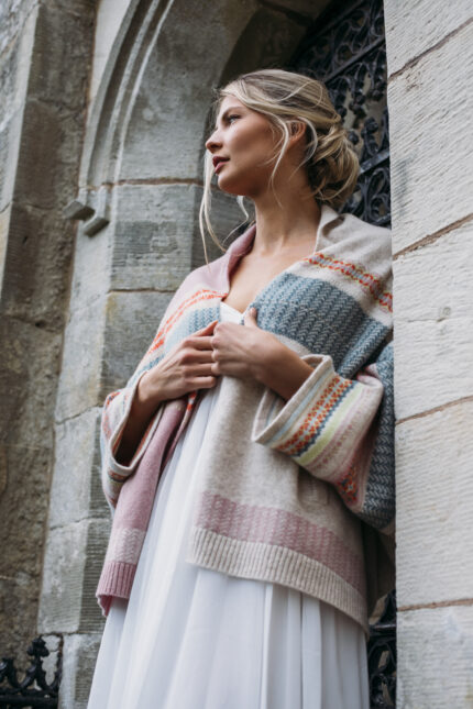 Kimono MONTROSE HONEY donna in lana merino