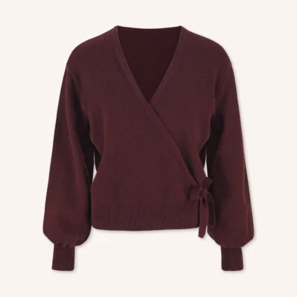 Scaldacuore WICK BORDEAUX donna in lana merino riciclata