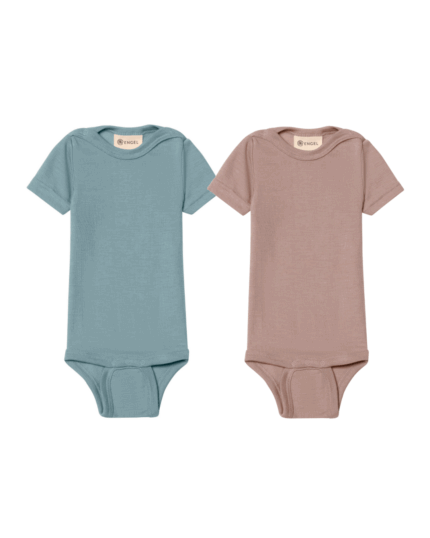 PREORDINE Body manica corta baby unisex lana e seta NUOVI COLORI