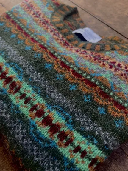 Maglione all-over WESTRAY ABERFOYLE donna in lana soft shetland