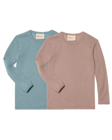 PREORDINE T-shirt manica lunga kids in lana e seta NUOVI COLORI