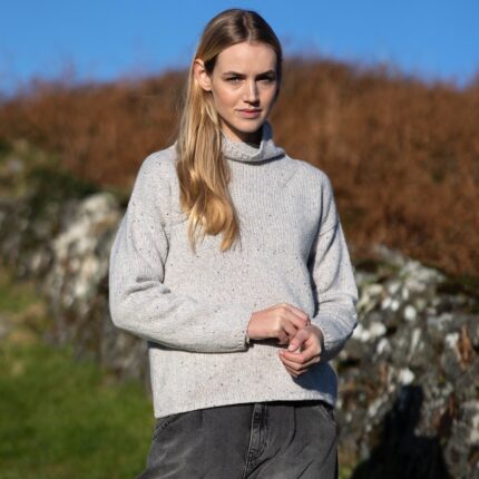 Maglione RUGIADA donna in lana merino e cashmere